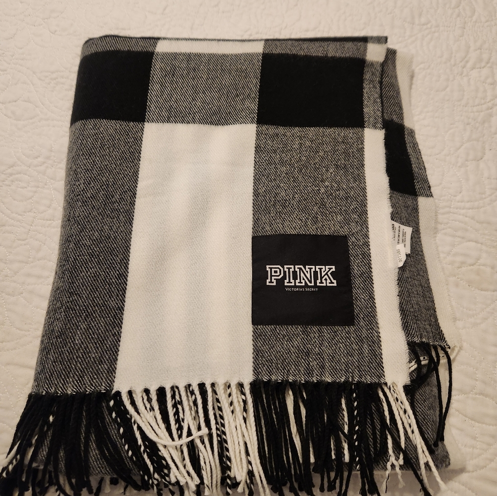 Pink Victorias Secret Lap blanket